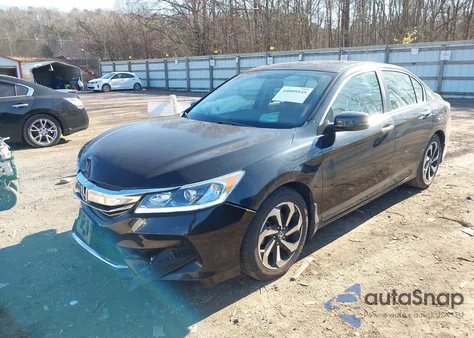 2016 Honda Accord Ex z USA, uszkodzony, nr VIN 1HGCR2F72GA001563